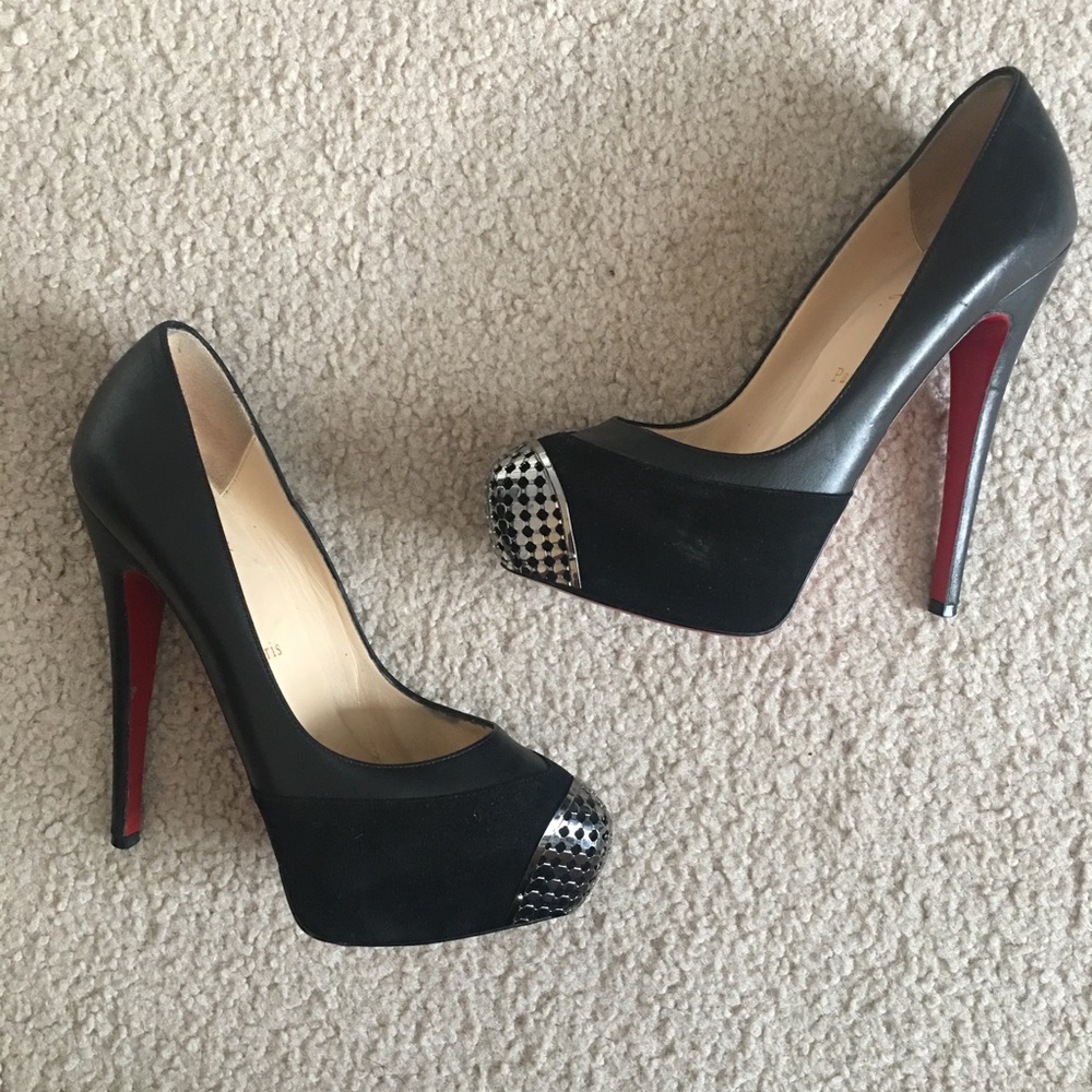 Christian Louboutin Steel toe Maggie 140 pump